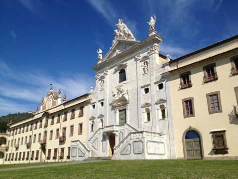 The Charterhouse of Calci near Pisa is a monastic complex founded in 1367 and expanded during the seventeenth and eighteenth centuries.
