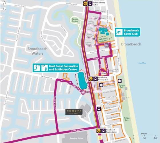 Five impacts you will need to plan for in. Games Route Network (GRN) The core GRN runs on the, Hooker Boulevard and Nerang- Road.