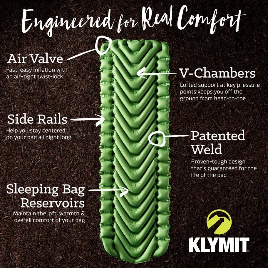 Since 2007 KLYMIT has lead the industry in lightweight, compact, easy to use and durable gear.