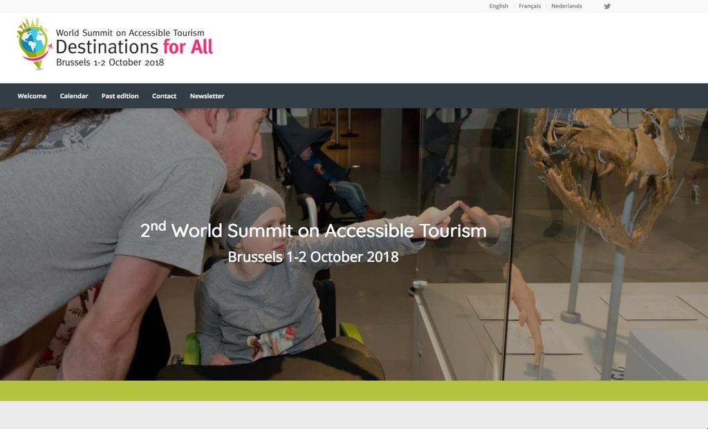 Join us 2 nd World Summit: Destinations for All