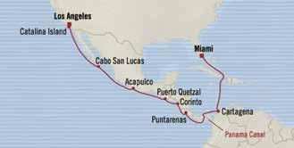 CARIBBEAN, PANAMA CANAL & MEXICO Playful Pacific LOS ANGELES to MIAMI 15 days Ju 6, 2017 SIRENA 2 for 1 CRUISE S limited-time iclusive package icludes: Airfare* & Ulimited Iteret plus choose oe: FREE