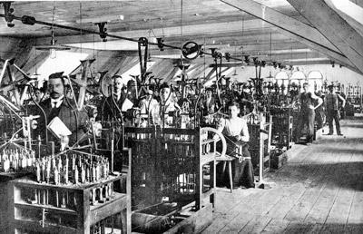 When men were hired in industrial