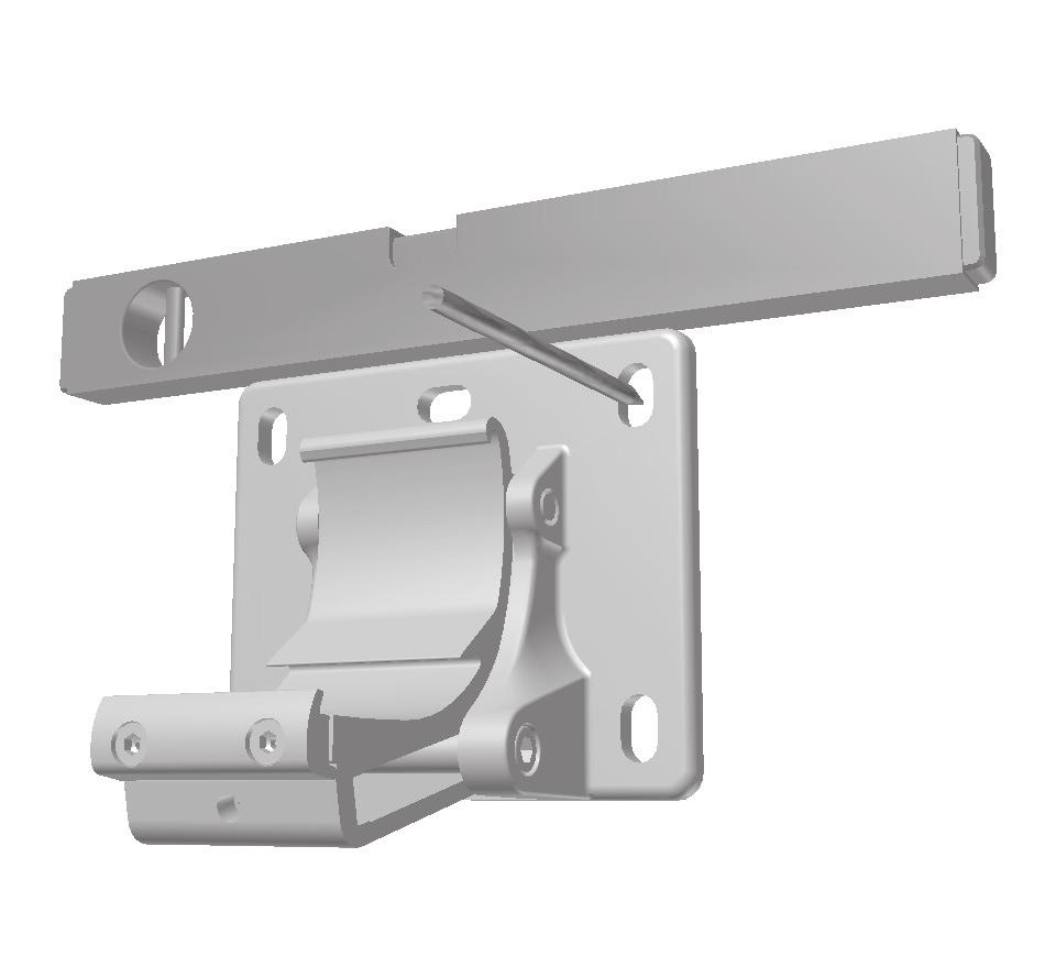 2.5 Mounting height and position of the brackets Mounting height: The awning can produce crushing forces and shear stresses, for instance between the drop profile and the housing, on the articulated
