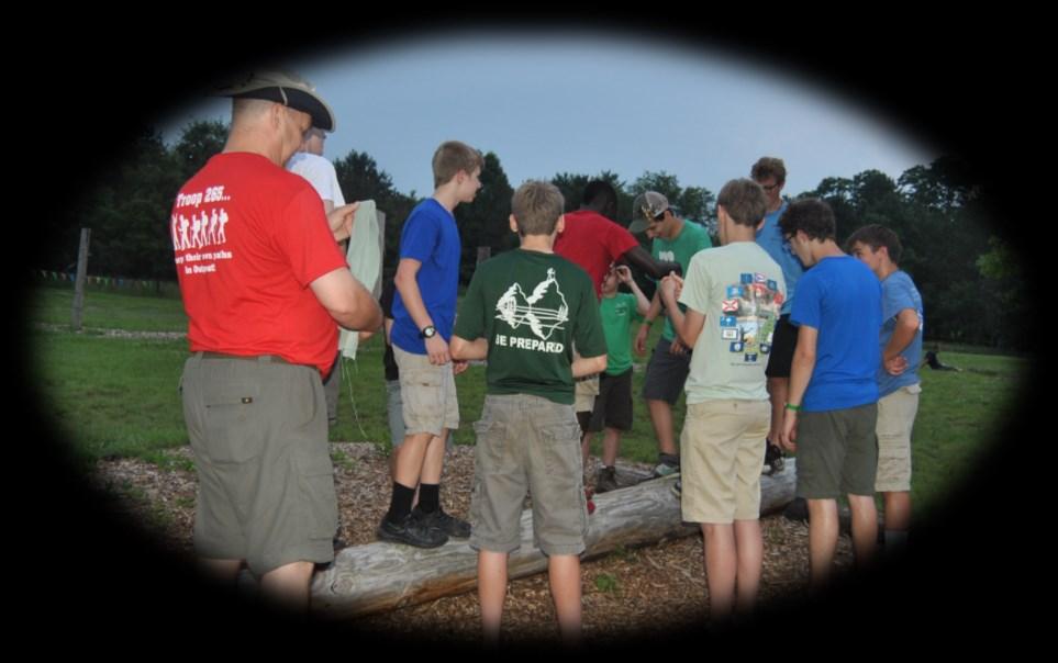 Camp Algonkin offers C.O.P.E. (Challenging Outdoor Personal Experience) programs for units during the summer camp season. Project C.O.P.E. is a series of interrelated events, which challenge participants on an individual and group level.