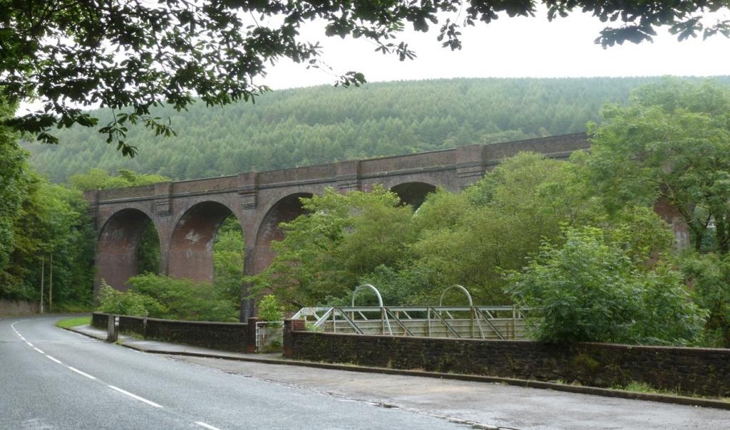 the Afan Valley; this walk follows the never used