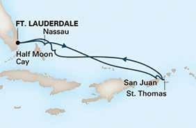 getting away. DEPARTING FROM FORT LAUDERDALE, FLORIDA SATURDAY, FEBRUARY 27, 2016 EMBARKATION: 11:30 A.M. 3:30 P.M. / DEPART: 5:00 P.M. NASSAU, BAHAMAS SUNDAY, FEBRUARY 28, 2016, 8:00 A.M. 1:00 P.M. The historic city of Nassau is the capital city of the Bahamas.