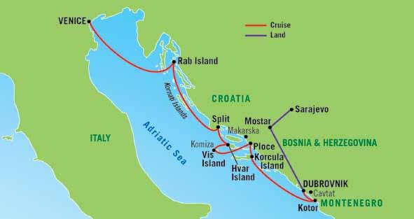 Itinerary Thursday, May 22, 2014 USA Fly from the U.S. to Venice, Italy. Friday, May 23 VENICE, Italy EMBARK Arrive in Venice and transfer to Corinthian. Sail in the evening.