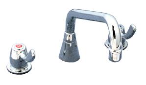 Y015-Y180 Deck mount faucet, 180mm Swing spout, with  Y015-Y182 Deck