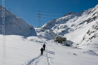 We had a couple of suggestions but I was really sure the best trip would be to climb the Great St Bernard pass on snowshoes and spend the night in the hospice with the monks.