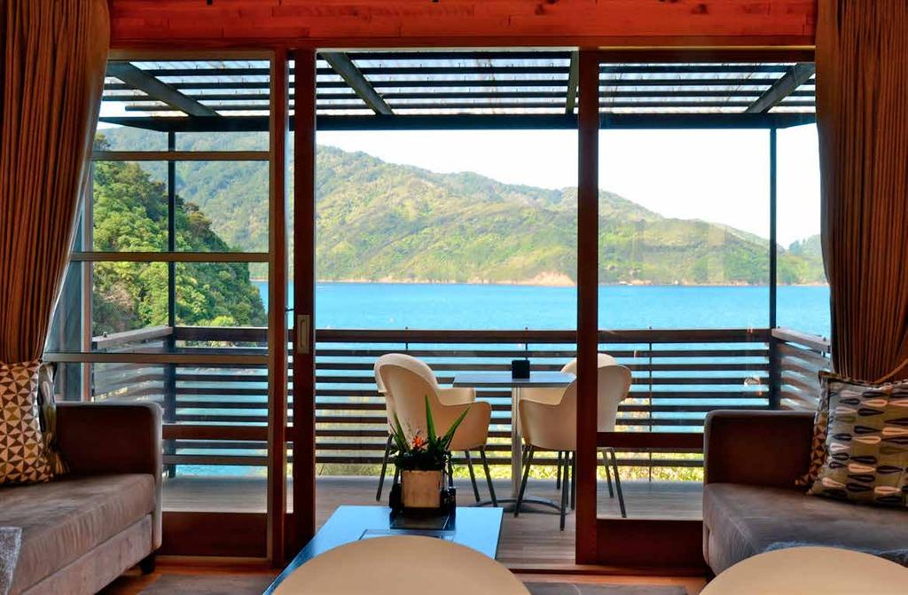 A VIEW WITH A ROOM Bay of Many Coves Nestled on the shores of the stunning Marlborough Sounds, the Bay of Many Coves is a tranquil hideaway where you can relax and enjoy this natural paradise.