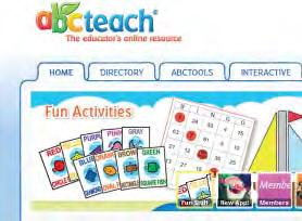 АБЦ http://www.abcteach.com/ АБЦ је сајт намењен учитељима и васпитачима са преко 5000 бесплатних докумената који се могу користити у раду са децом предшколског и основношколског узраста.