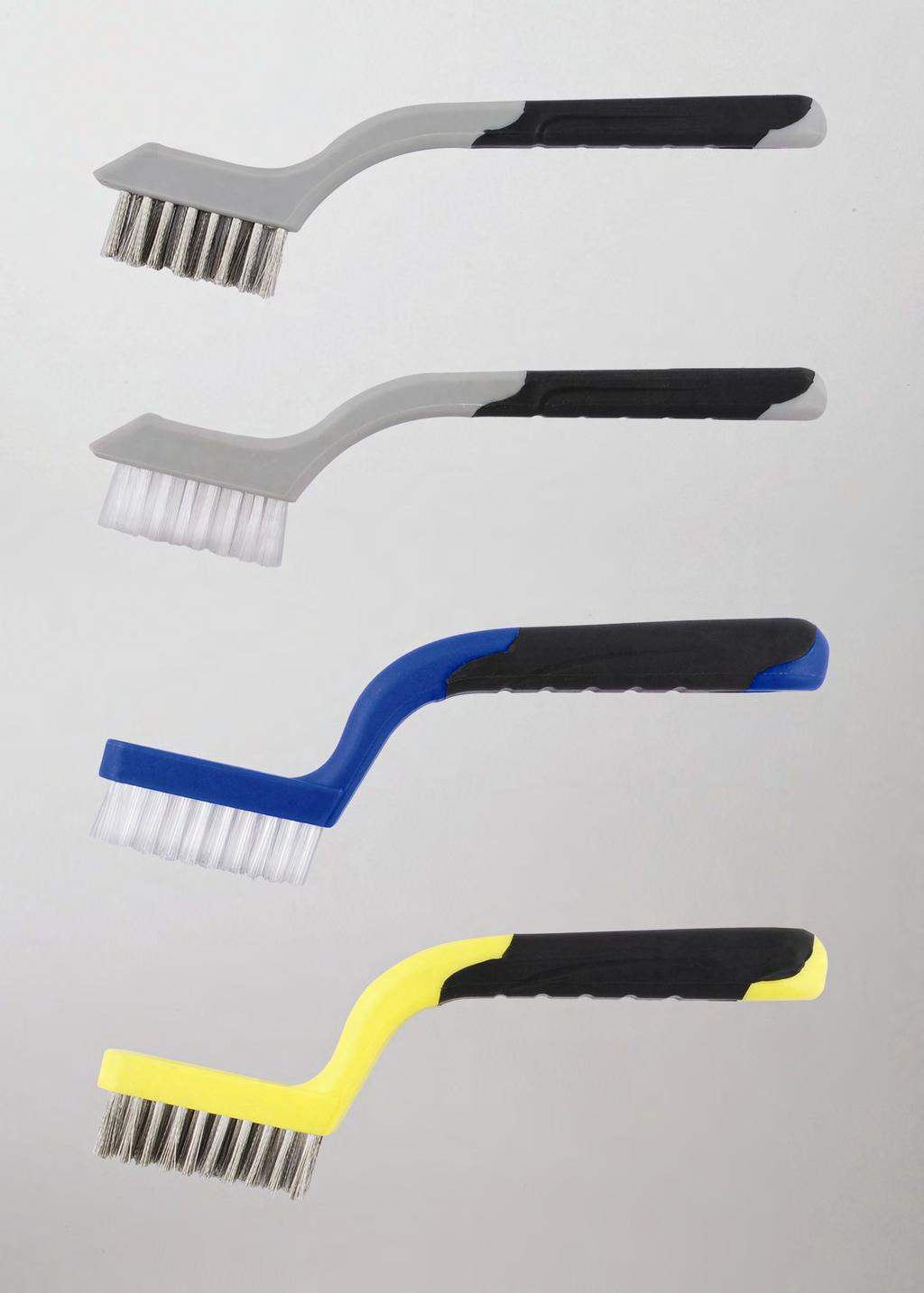 Large Angled Instrument Cleaning Brushes 45-304SS SOFT GRIP ANGLED BRUSH 18CM LENGTH. STAINLESS STEEL BRISTLES 40MM X 7MM 45-304N SOFT GRIP ANGLED BRUSH 18CM LENGTH.