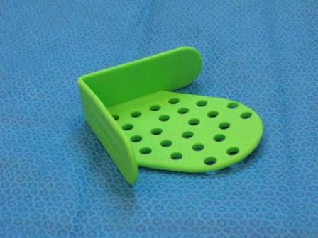 Surgical trays also have sharp corners even if they are rounded.