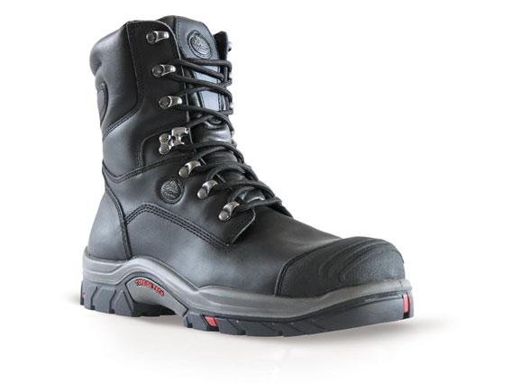 Blundstone Black Lace Up Long term use work boot - extra comfort and wide steel toe cap. PORON XRD in the heel strike zone for increased shock protection.