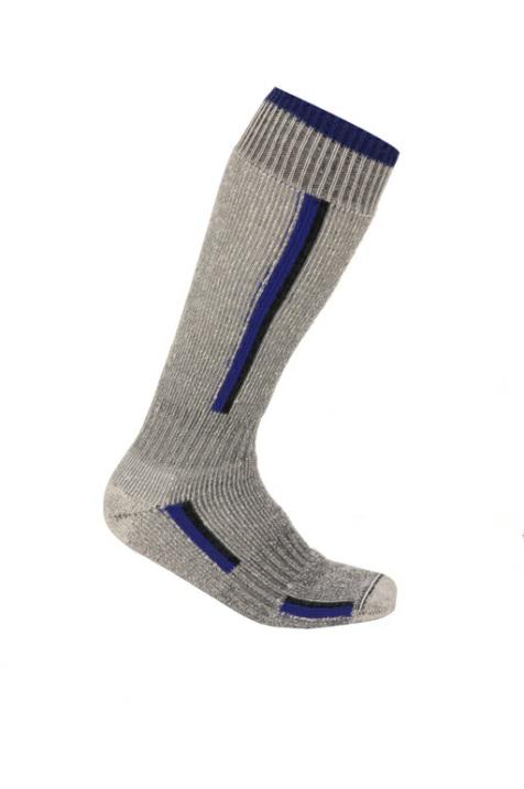 Turu Thermal Sock Perfect for: Winter. 80% wool and 20% nylon with extra thickness on the heel and toe for extended life. Ribbed elastic top to prevent slipping.