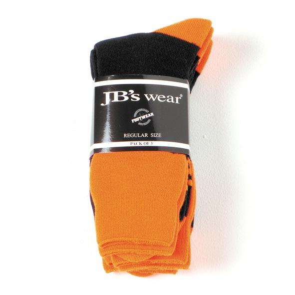 JB Work Socks-2 3 pack Work Socks Three Pack a blend of Acrylic & Polyester And come in a variety of