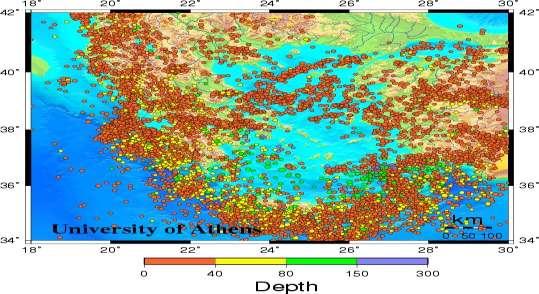 The seismicity of Northern Greece is shown in Fig. 4.