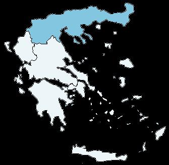 Chapter 1 General Profile of Northern Greece 1.1 Definition of Northern Greece Northern Greece covers an area of 131,957 km 2 and is divided in two regions; Macedonia and Thrace.