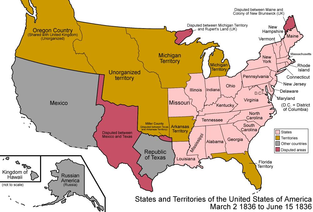 in Texas hoped USA would annex, or incorporate