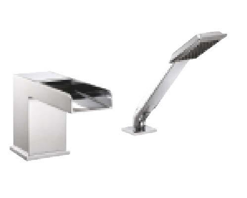 mixer Round for deck-mounted tub installation 11 15/16 (303 mm) Chrome