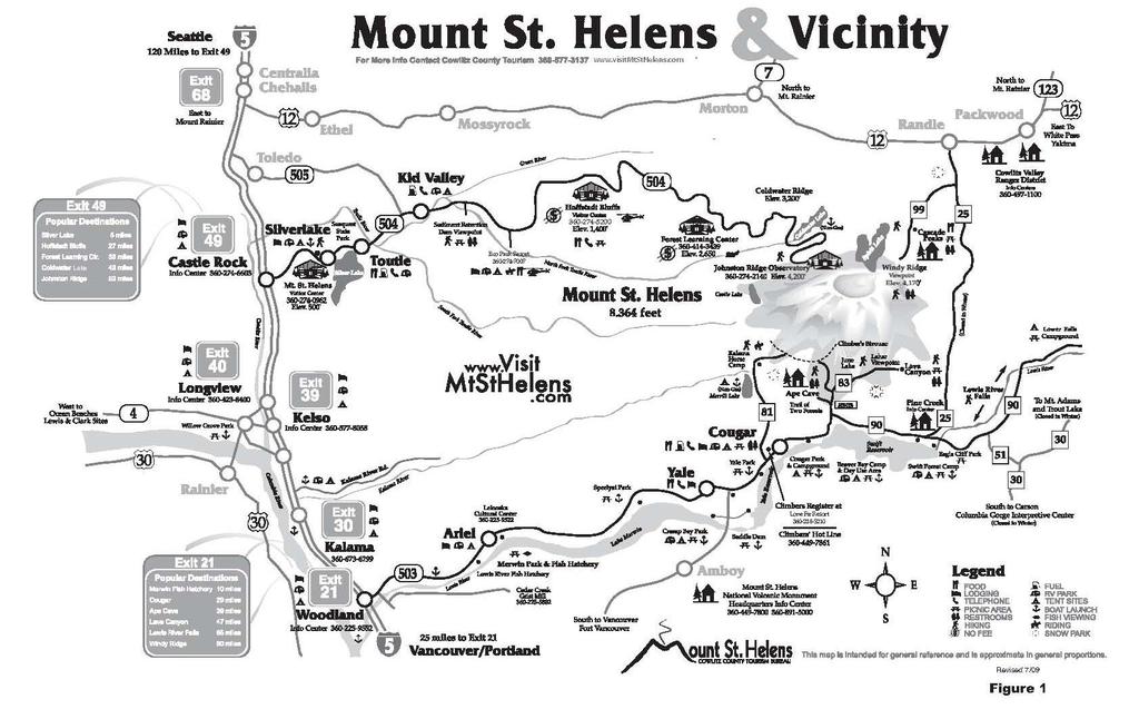 Figure 1 - Mount St. Helens Vicinity Map Page 4 Paul S.
