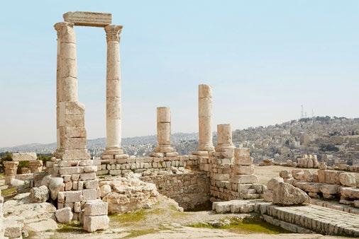 The capital of Jordan, Amman is a fascinating city of contrasts with a unique blend of old and new, ideally situated on a hilly area between the desert and the fertile Jordan Valley.