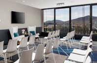 intimate meeting rooms can be used as one event space or divided into two rooms.