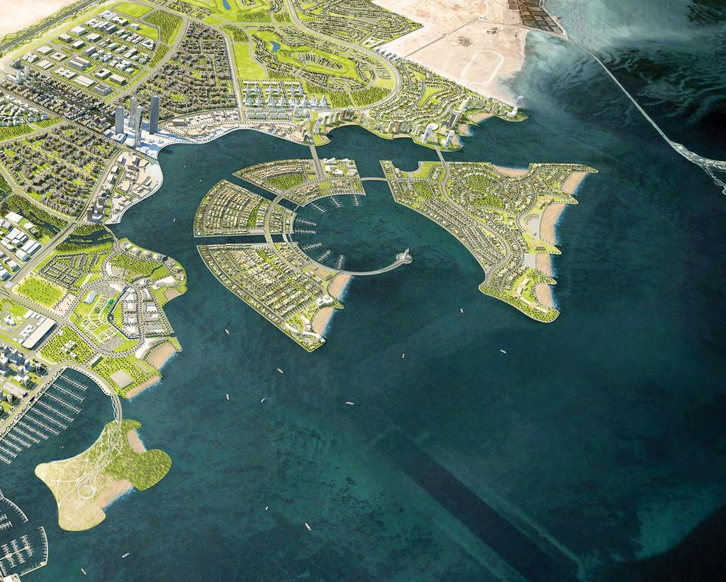 Lusail, Qatar s newest planned city, is located about 15 kilometres north of the city centre of Doha, just north of the West Bay Lagoon.