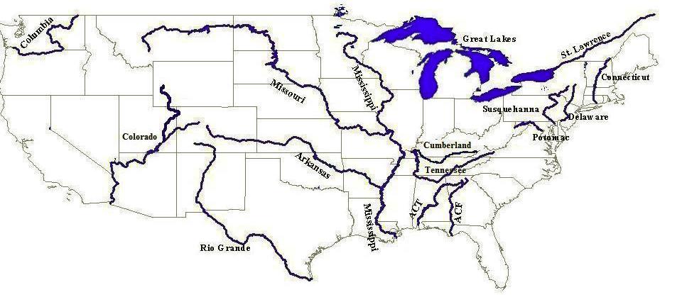 Major Interstate Rivers The Wolf