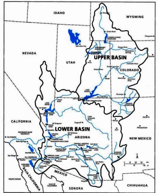 Colorado River Basin Major Interbasin Transfers Colorado- Big Thompson Central Utah Project Several Denver