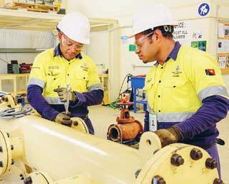 Of the total Papua New Guinean workforce, 37 percent are employed at worksites in their local area. Another 36 percent are employed from the broader regional areas in which the company operates.