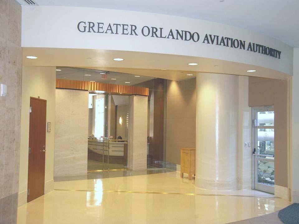 The Greater Orlando Aviation Authority was created by a State of Florida
