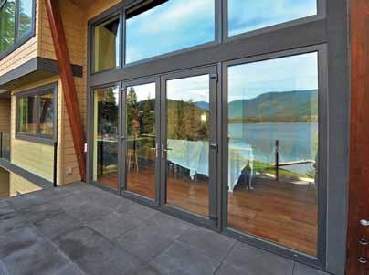 Comfortable in winter & summer The high performance low-e glass with argon gas fill keeps homes warmer in winter and cooler in summer.