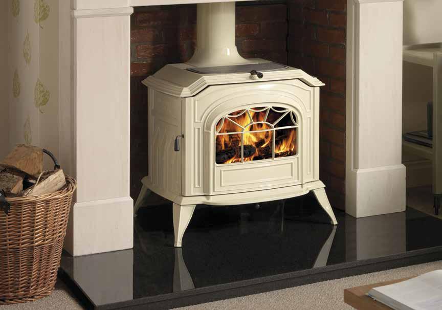 resolute acclaim NON-CATALYTIC WOOD STOVE LONGER BURN TIMES WITH TOP-LOADING CONVENIENCE The top load design allows you to fill the stove to nearly 100% of its capacity.