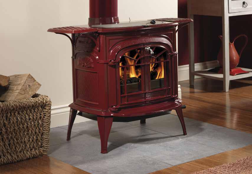 SAVE MONEY ON FUEL COSTS This compact catalytic wood stove offers high efficiency more heat from less wood as well as a clean burn, making it great for the environment as well.