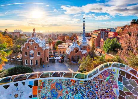 BARCELONA 04 nights 425 Departures: Daily From: 01/03/2018 to 31/03/2019 ES0504SP-2 Barcelona Catalonia 505 4* Tours and visits.