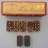 Lot # 23 - "Columbus Dominoes". A complete set of dominoes with bust of Columbus and "1492", "1892" on the back of each one.