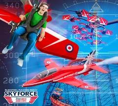 We will also experience a fast track ride on Skyforce - the attraction's newest ride.