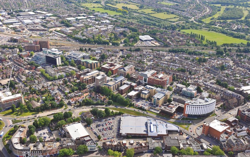 Aerial Local Occupiers Local Amenities Hilton Worldwide JD Weatherspoons Iveco KPMG Watford Junction