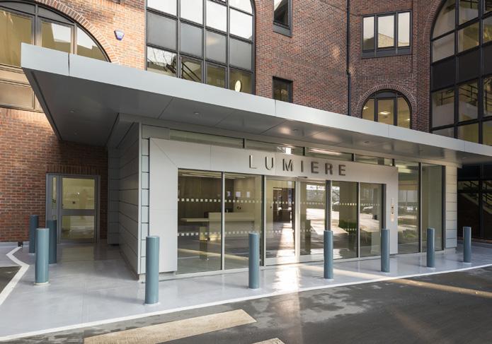 Refurbished to a very high standard and offering bright and flexible office accommodation, Lumiere