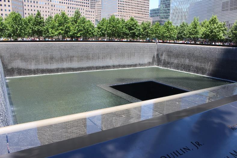 We will now visit the 911 Memorial: Contrast