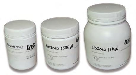BioSorb absorbent suitable for all body fluids, including blood, urine and vomit. Isopropyl alcohol wipes allows thorough cleandown of affected area.