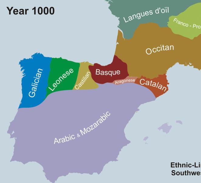 The linguistic evolution of Vulgar Latin started the Spanish language and its origin. During the middle ages, the evolution began with Castilian and Andalusia dialects emerging in Hispania.