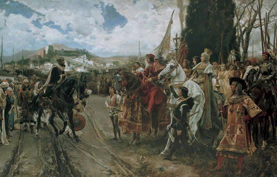 The Visigoths of Eastern Europe invaded Hispania in AD 400s, Latin remained the official language.