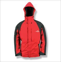 Full featured mountaineering jackets will have a good hood with stiffened brim; ventilating pit zips; a baffle over the full front zip; large chest pockets and/or hand warmer pockets; a large inside