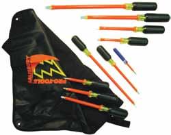 SCREWDRIVER & NUTDRIVER sets NUTDRIVER 3 LENGTH SETS WITH CUSHION GRIP S25921 S25922 S25925 7 Tools + tool roll bag: 3/16 ; 1/4 ; 5/16 ; 11/32 ; 3/8 ; 7/16 ;