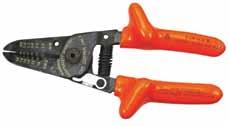 pliers WIRE STRIPPER-CUTTER-CRIMPER S2111045 S21908 For cutting stripping and looping wire 10-18 ga Wiring tool strips wire with no damage to conductor crimps both insulated and non-insulated wire