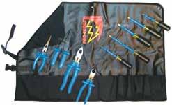 non-sparking & non-magnetic safety TOOLS kits non-sparking & non magnetic BASIC ELECTRICIAN ROLL TK10NS 9 pcs.