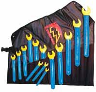 non-sparking & non-magnetic safety TOOLS kits non-sparking & non magnetic open end wrench sets S241714NS 14 pcs. wrench open 3/8-1-1/4 In a tool roll bag s241713ns 13 pcs.