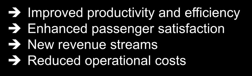 efficiency Enhanced passenger